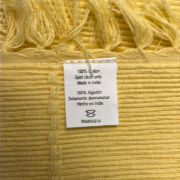 Source Unknown Yellow Table Runner - Picture 3 of 10